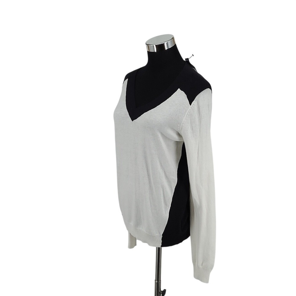 Worthington V-Neck Color Block Sweater sz. S
